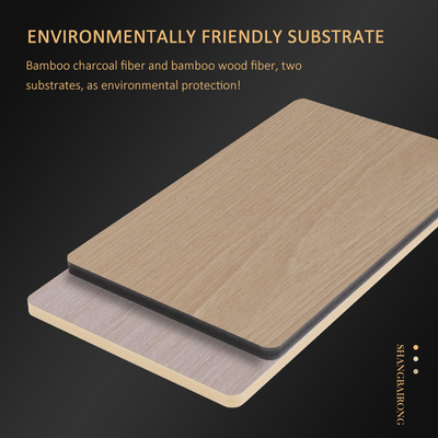 Qualité Panneau de mur imperméable de tissu de charbon de bois de bambou de décoration intérieure de produits chauds Usine