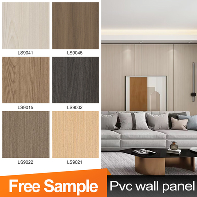 Qualité Panneau mural de bois en PVC à grains de 5 mm en bambou flexible en charbon de bois Usine