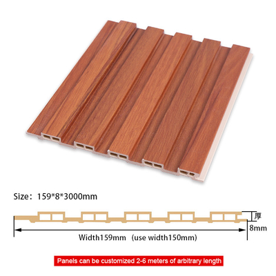 Qualité Panneau en bois en bambou 1220*2440*5mm de lamelle du thermoplastique WPC de charbon de bois Usine