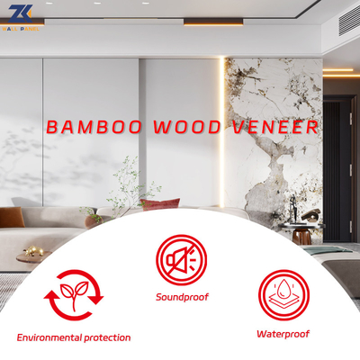 Qualité Panneaux de mur en bois de placage en métal de bambou de panneau de fibres agglomérées imperméable et étanche à l'humidité de charbon de bois Usine