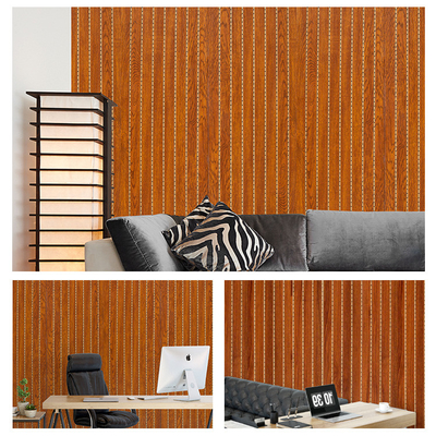 Qualité Panneau de mur insonorisé ignifuge décoratif de WPC 1.22*3m 1.22*2.8m Usine