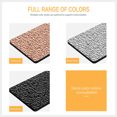 Qualité Preuve de Crystal Water Ripple Panel Moisture du carbone ISO9001 Usine