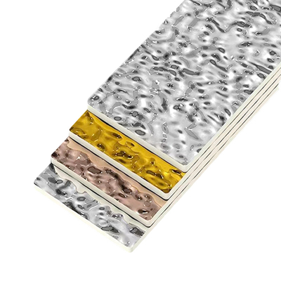 Qualité Preuve ignifuge de moule de panneau de mur de placage en bois de panneau d'ondulation de l'eau Usine