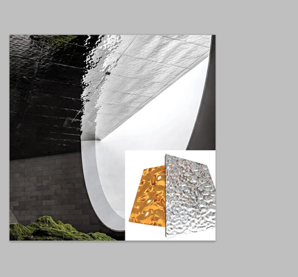 Qualité Moderne style léger de luxe 3D planche de charbon d'eau ondulée bambou charbon de bois placage Usine